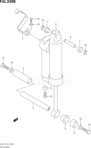 04001F-421001 (2004) 40hp E03-USA (DF40TK4) DF40 drawing GAS CYLINDER ((DF40QH,DF50QH):(K1,K2))