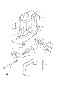 Outboard DF 150 drawing Drive Shaft Housing