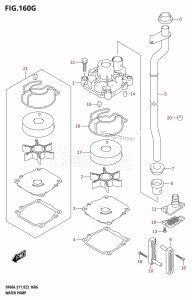 DF60A From 06002F-240001 (E01 E40 E11)  2022 drawing WATER PUMP ((DF60AVT,DF60AVTH):E40)