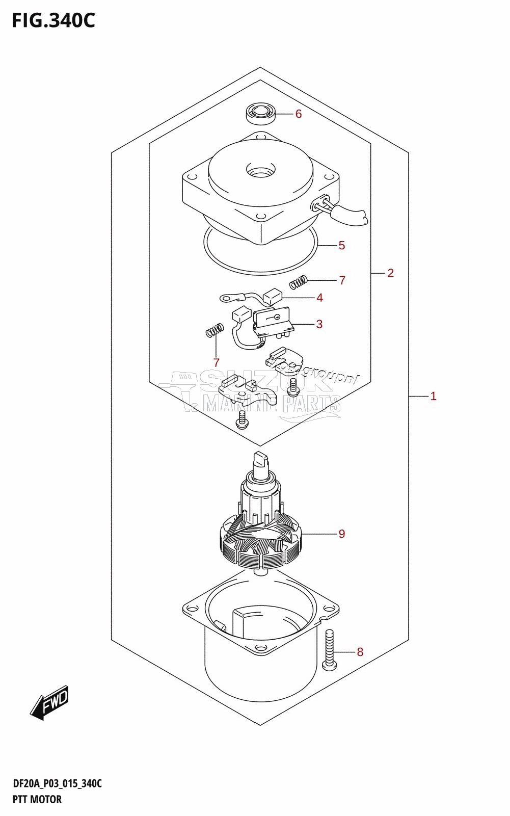 PTT MOTOR (DF15ATH:P03)