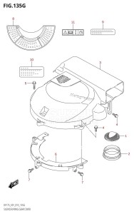 DF175ZG From 17502Z-510001 (E01 E40)  2015 drawing SILENCER /​ RING GEAR COVER (DF150ZG:E01)