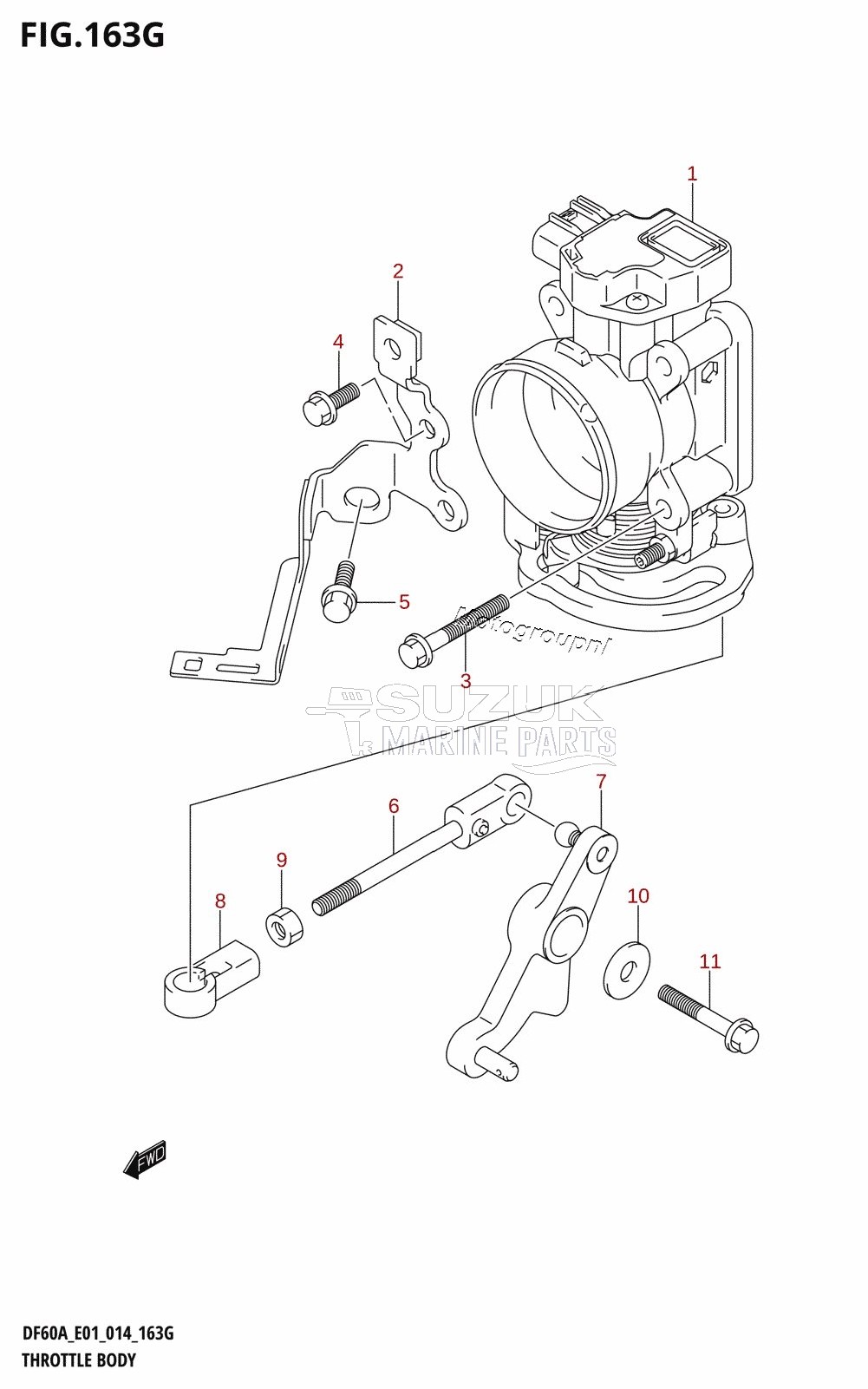 THROTTLE BODY (DF60A:E01)