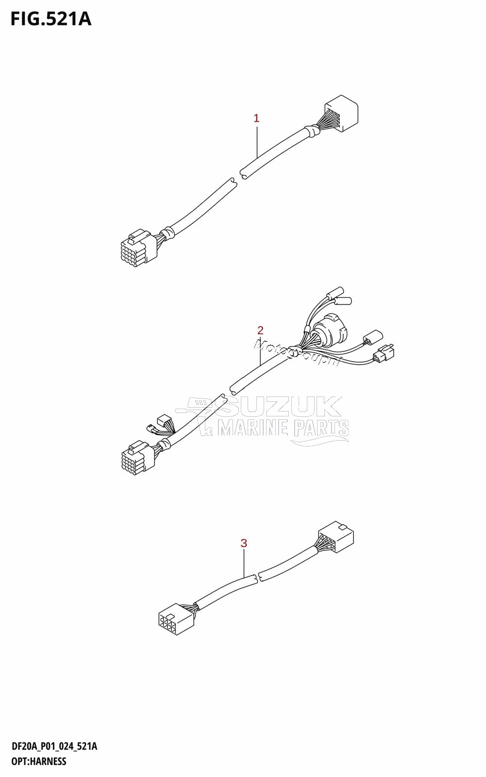 OPT:HARNESS (DF9.9B,DF9.9BR,DF15A,DF15AR,DF15AT,DF20A,DF20AR,DF20AT)