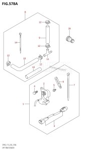 DF90 From 09001F-780001 (E03)  2007 drawing OPT:TRIM SENDER