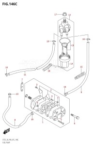 DT25 From 02503K-510001 (P36-)  2015 drawing FUEL PUMP (DT30R:P40)