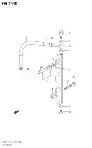 DF115AZ From 11503Z-310001 (E01 E40)  2013 drawing FUEL INJECTOR (DF115AT:E40)