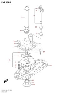 DT25 From 02503K-810001 (P36-)  2018 drawing WATER PUMP (L-TRANSOM)