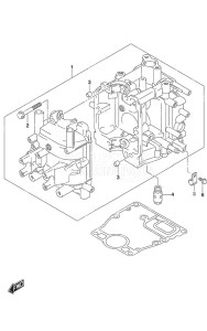 DF 9.9A drawing Cylinder Block