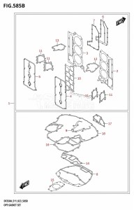 DF350A From 35001F-040001 (E01 E03  -)  2020 drawing OPT:GASKET SET (023)