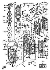 200ETN drawing CYLINDER--CRANKCASE