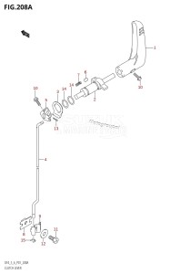 DF5 From 00501F-510001 (P01)  2005 drawing CLUTCH LEVER