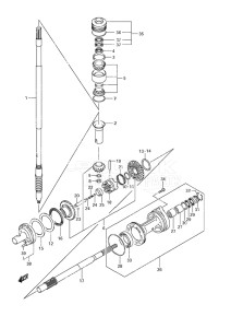 Outboard DF 225 drawing Transmission