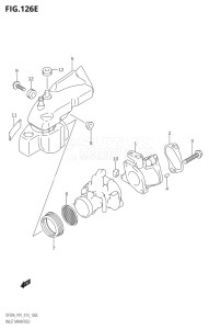 00995F-240001 (2022) 9.9hp E03-USA (DF9.9BTH) DF9.9B drawing INLET MANIFOLD (DF20A:P01)