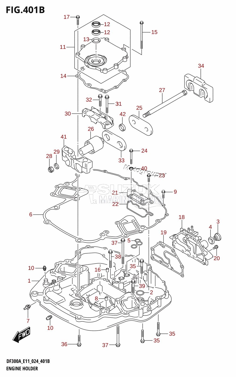 ENGINE HOLDER (DF250ATSS)