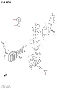 DF15A From 01504F-310001 (P01)  2013 drawing RECTIFIER /​ IGNITION COIL (DF20AR:P01)