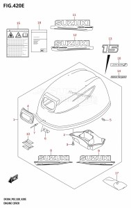 DF9.9B From 00995F-040001 (E03 P03)  2020 drawing ENGINE COVER (DF15A)