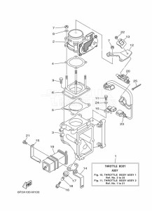 FL200CETX drawing THROTTLE-BODY