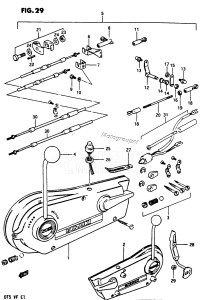 DT5 From 0501-542055 ()  1985 drawing OPTIONAL : REMOTE CONTROL (1)