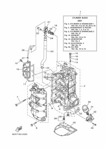 FL115B drawing CYLINDER--CRANKCASE-1