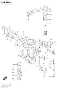 DF140AZ From 14003Z-610001 (E11 E40)  2016 drawing SWIVEL BRACKET (DF100AT:E11)