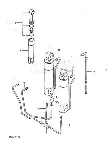 DT85 From 8501-512598 ()  1985 drawing TRIM CYLINDER (MODEL QD)