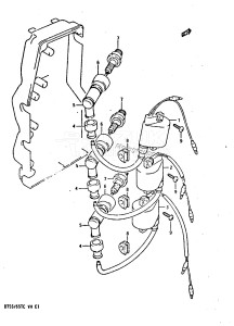 DT55 From 05501-603046-605119 ()  1986 drawing IGNITION