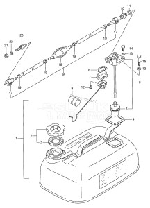 DT90 From 09001-461001 ()  1994 drawing FUEL TANK (E28)