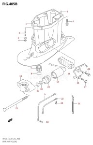 DF150Z From 15002Z-210001 (E01 E40)  2012 drawing DRIVE SHAFT HOUSING (DF150T:E40)