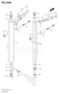 DF350A From 35001F-710001 (E03)  2017 drawing FUEL INJECTOR