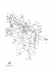 FL115AETX drawing FRONT-FAIRING-BRACKET