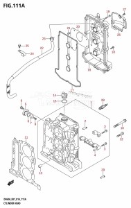 DF40A From 04004F-410001 (E34-Italy)  2014 drawing CYLINDER HEAD (DF40A:E01)