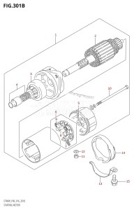 DT40 From 04005-610001 ()  2016 drawing STARTING MOTOR (DT40W:P90)