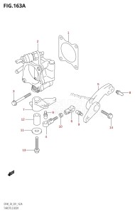 DF50 From 05001F-421001 (E01 E40)  2004 drawing THROTTLE BODY