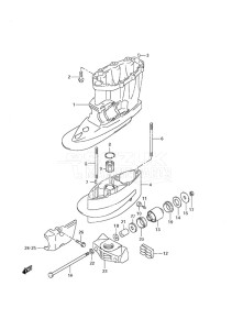 DF 70A drawing Drive Shaft Housing