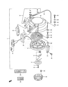 DT 30c drawing Recoil Starter