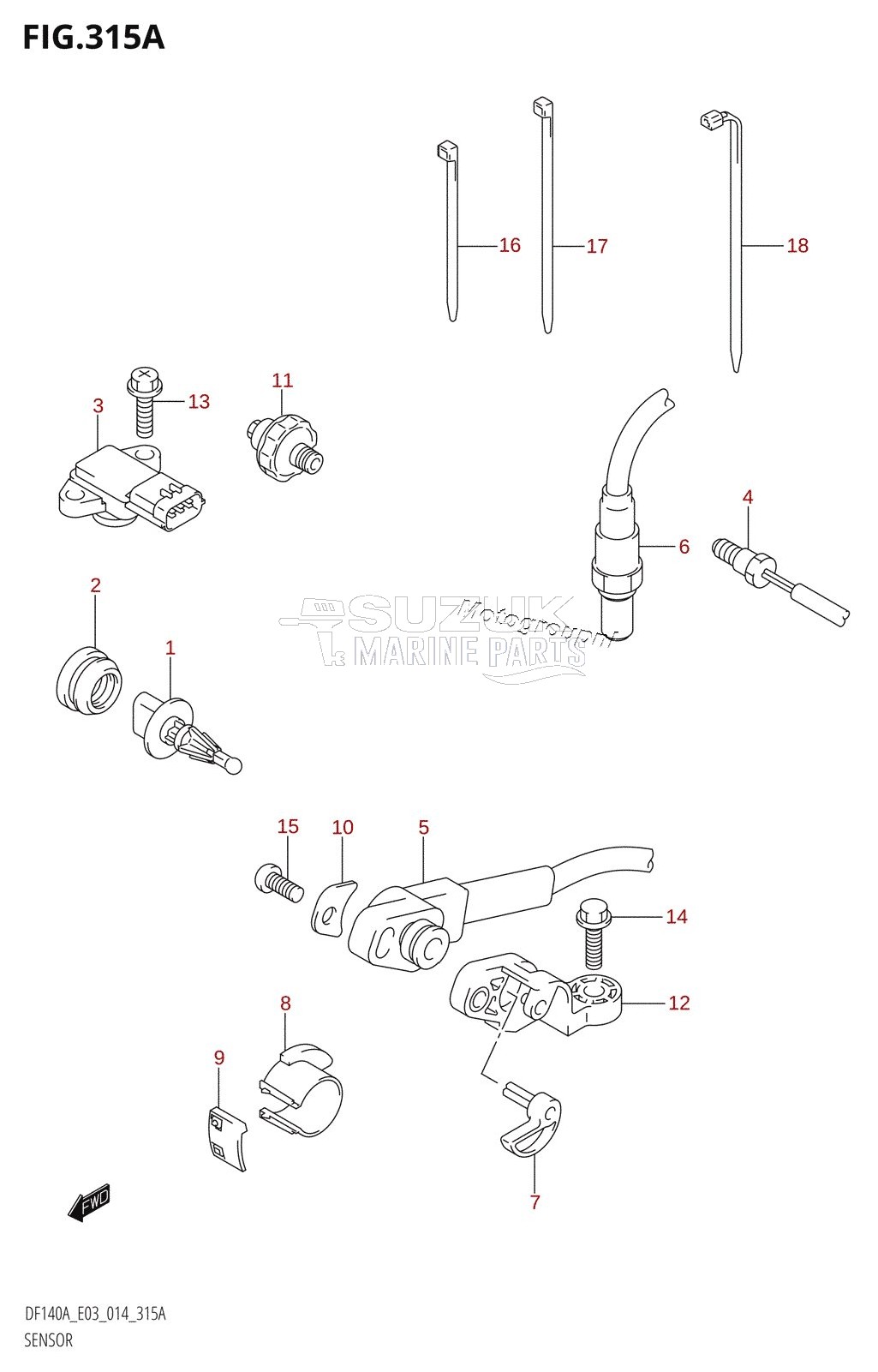 SENSOR (DF100AT:E03)