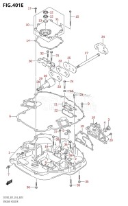 DF225Z From 22503Z-410001 (E01 E40)  2014 drawing ENGINE HOLDER (DF225T:E01)