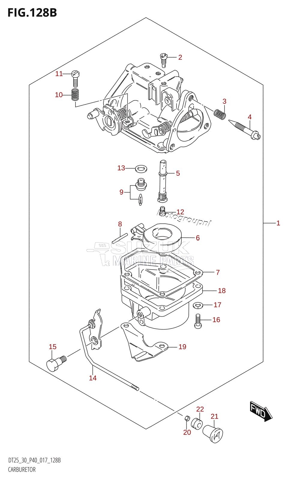 CARBURETOR (DT30:P40)