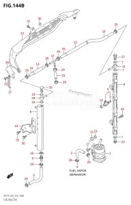 DF175TG From 17502F-410001 (E01 E40)  2014 drawing FUEL INJECTOR (DF150T:E40)