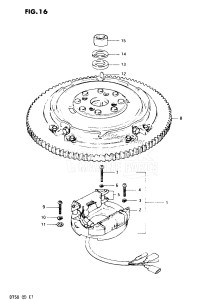 DT50 From 5002-300001 ()  1978 drawing MAGNETO (DT50M)