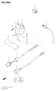 00994F-910001 (2019) 9.9hp P01-Gen. Export 1 (DF9.9A  DF9.9AR) DF9.9A drawing SENSOR / SWITCH (DF9.9A:P01)