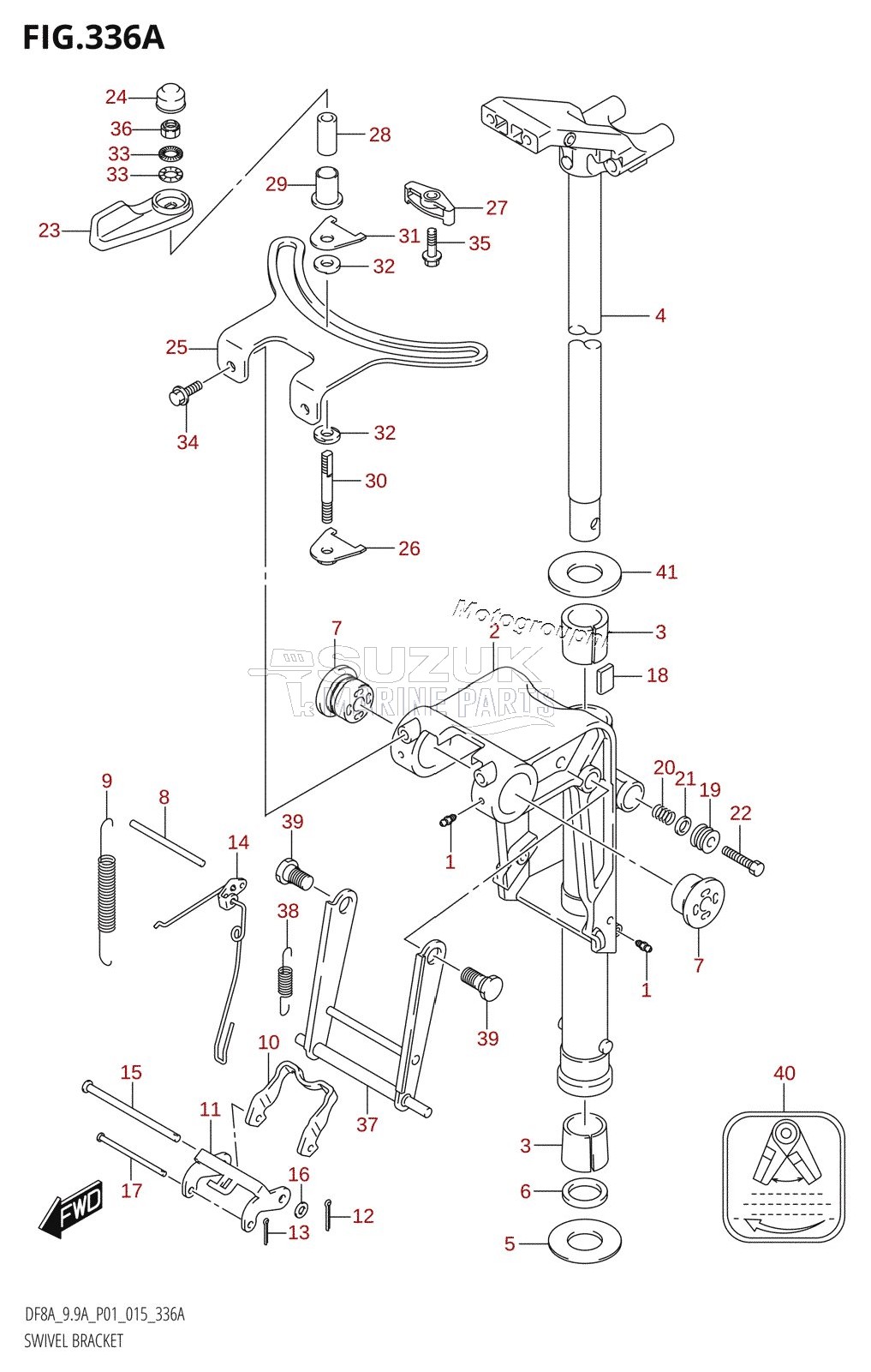 SWIVEL BRACKET (DF8A:P01)