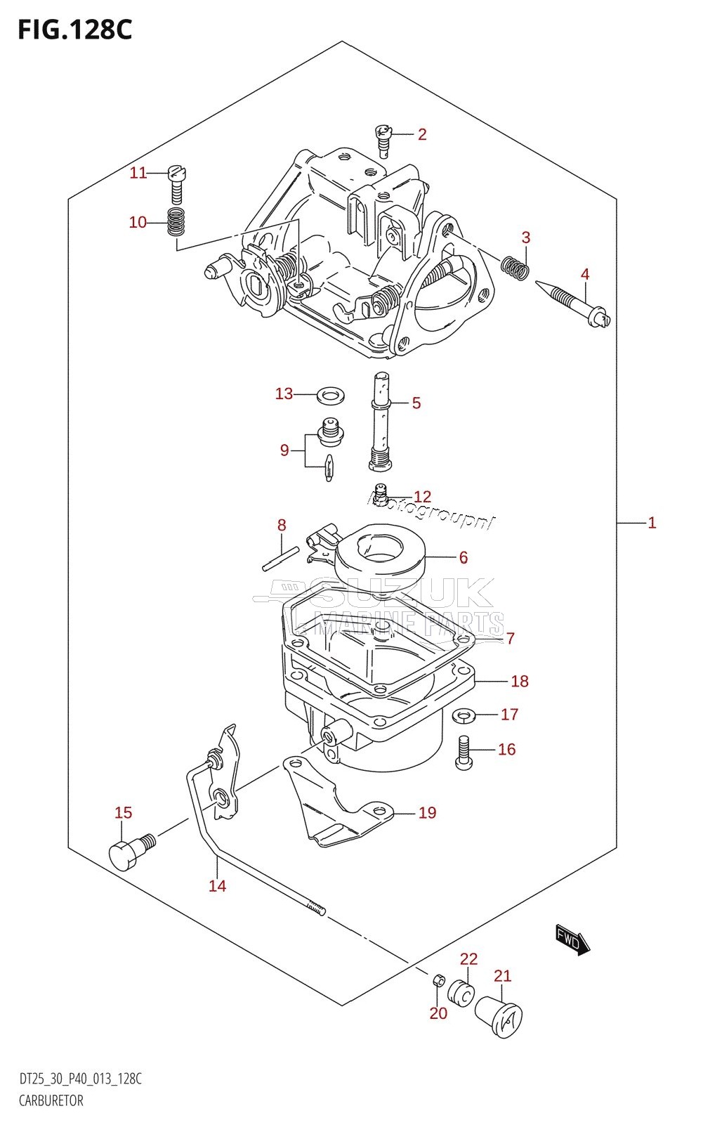 CARBURETOR (DT30R:P40)