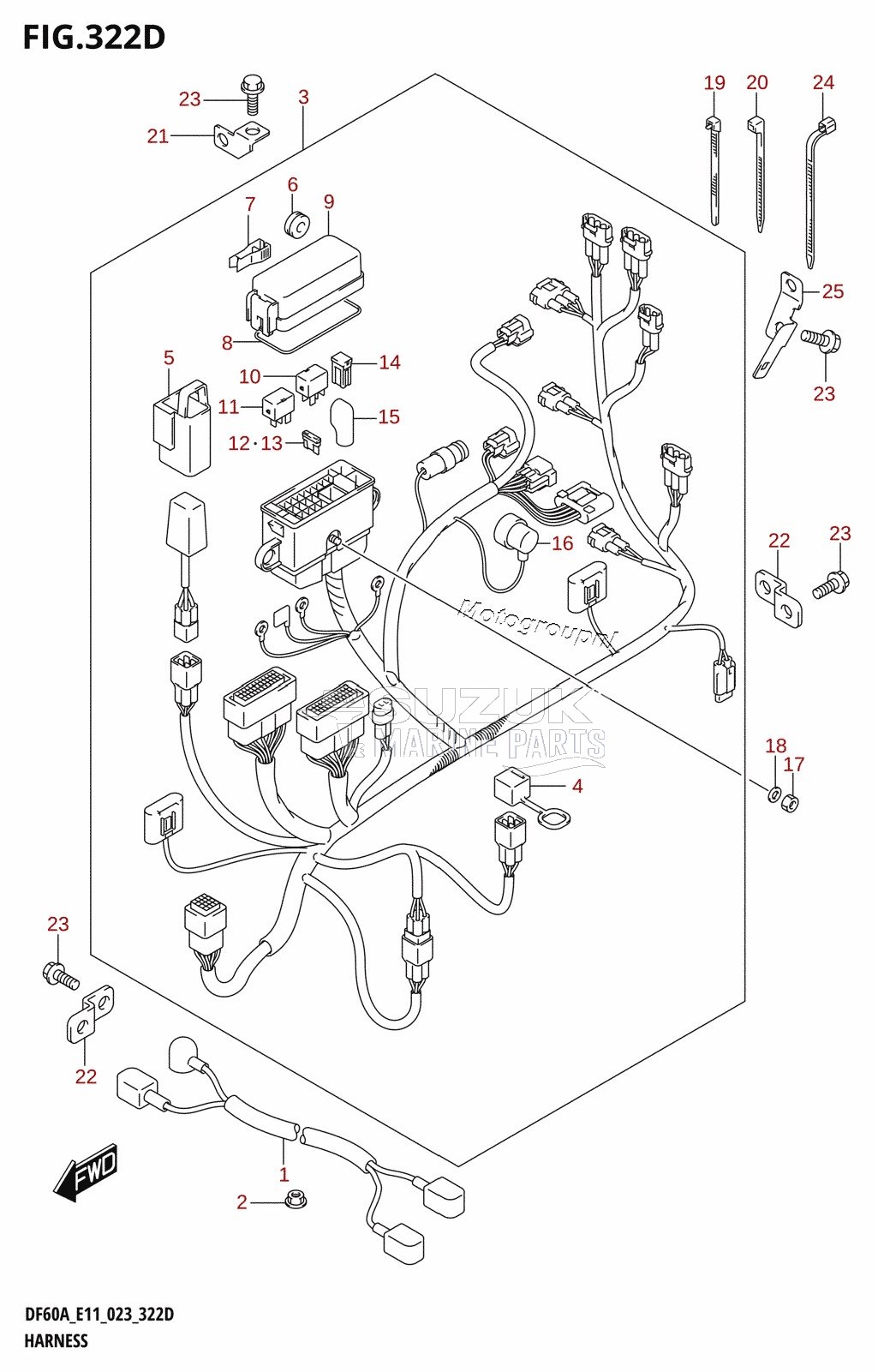 HARNESS (DF60AQH)