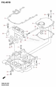 DF60A From 06002F-010001 (E03)  2010 drawing ENGINE HOLDER (DF40AT,DF50AT)