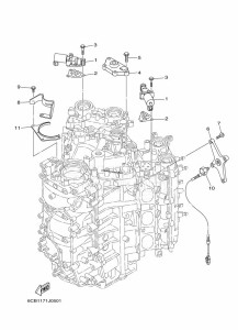 FL300BETX drawing CYLINDER-AND-CRANKCASE-3