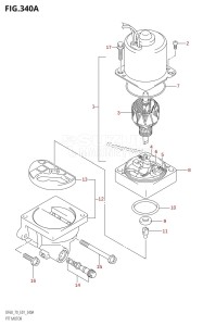 DF70 From 07001F-251001 (E01 E40)  2002 drawing PTT MOTOR (W,X,Y)