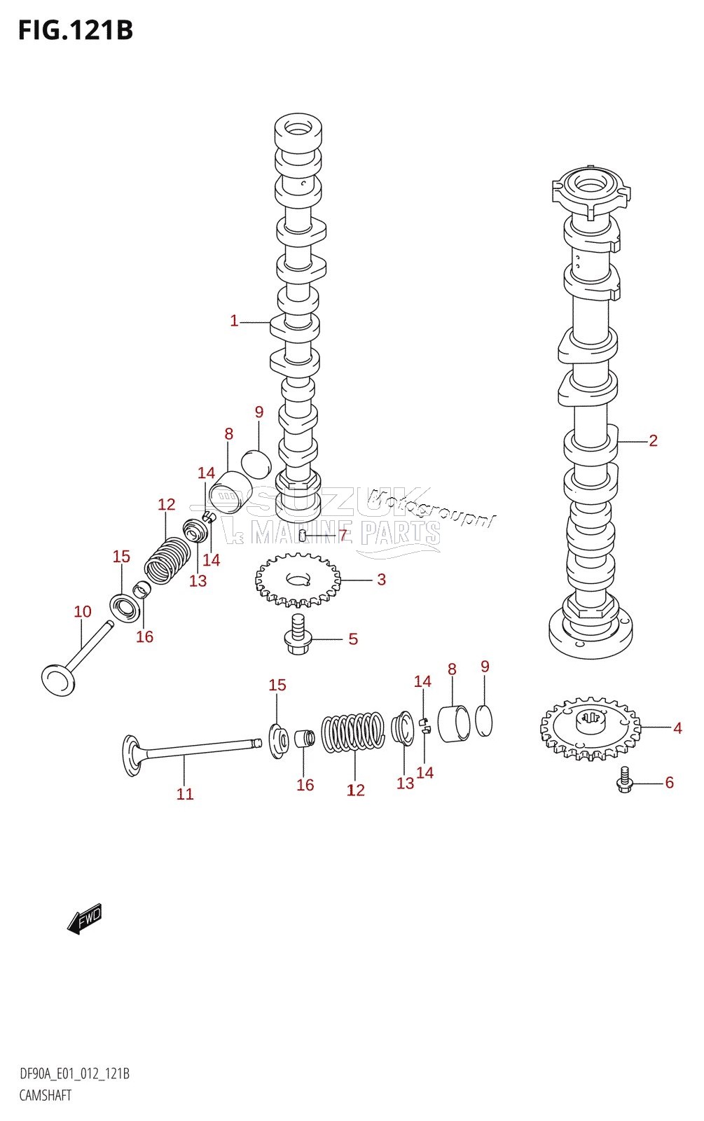 CAMSHAFT (DF70A:E40)