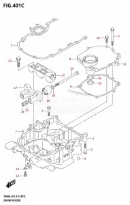 DF50A From 05003F-210001 (E01)  2012 drawing ENGINE HOLDER (DF40AST:E34)