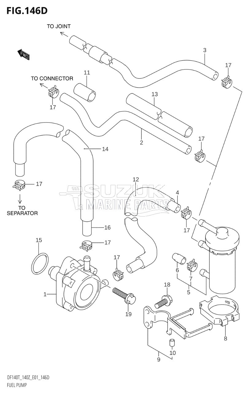 FUEL PUMP ((DF140WT,DF140WZ):(K6,K7,K8,K9,K10,011))